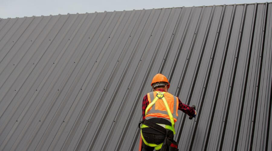 Professional metal roof installation services in Clinton, MI